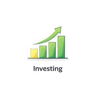 Investing education and financial market learning concept
