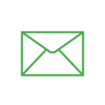 Envelope icon representing email contact addresses