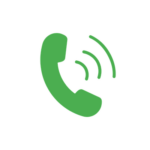 Phone icon representing contact numbers for customer support