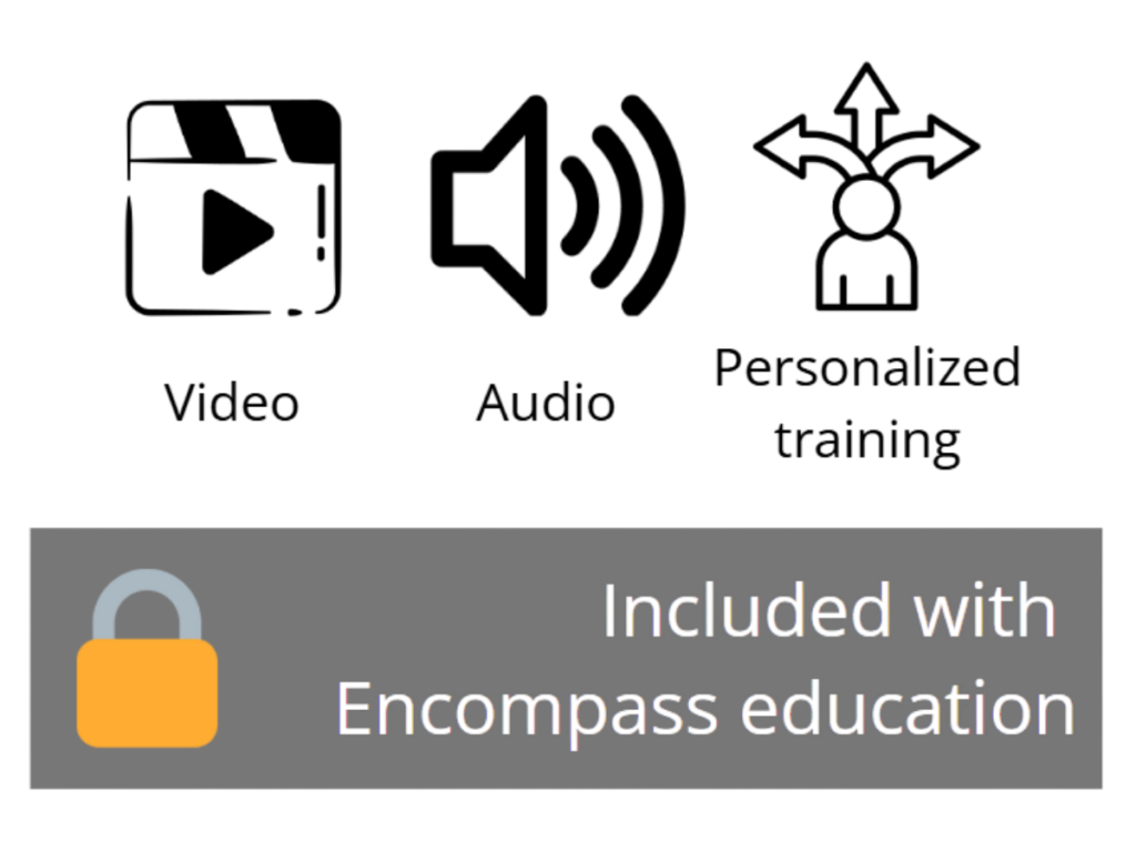 Video lessons, audio learning and personalized training included with Encompass financial market education - trading education for beginners