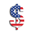 US Dollar currency symbol USD used in forex trading and economic analysis